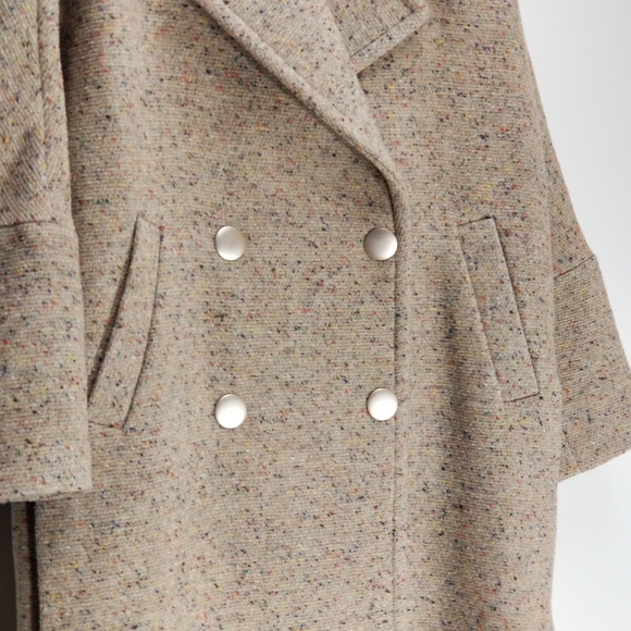 PEACEBIRD | Street Wool Blend Oversized Coat - Picture 4 of 16